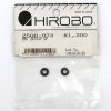 Hirobo HI2500074 法蘭走珠軸承 4 x 7 x 2 mm 開放式 2 pcs