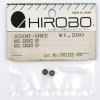 Hirobo HI2500092 2 x 5 x 2 mm 開放式走珠軸承 2件