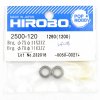 Hirobo HI2500120 走珠軸承 7 x 11 x 3 mm 2 pcs 套裝