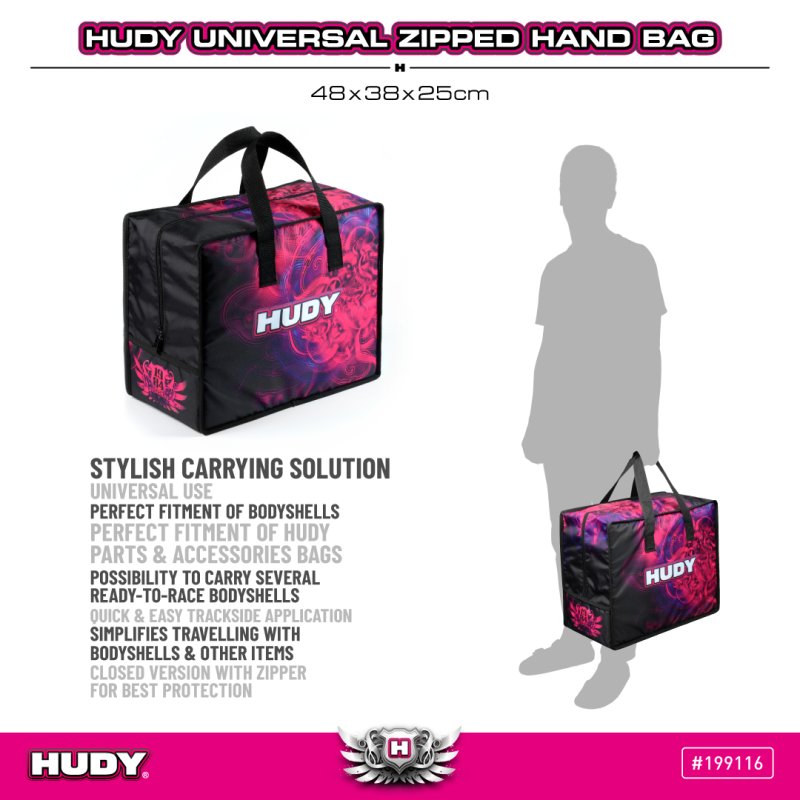 HUDY 199116 Universal Zipped Hand BAG