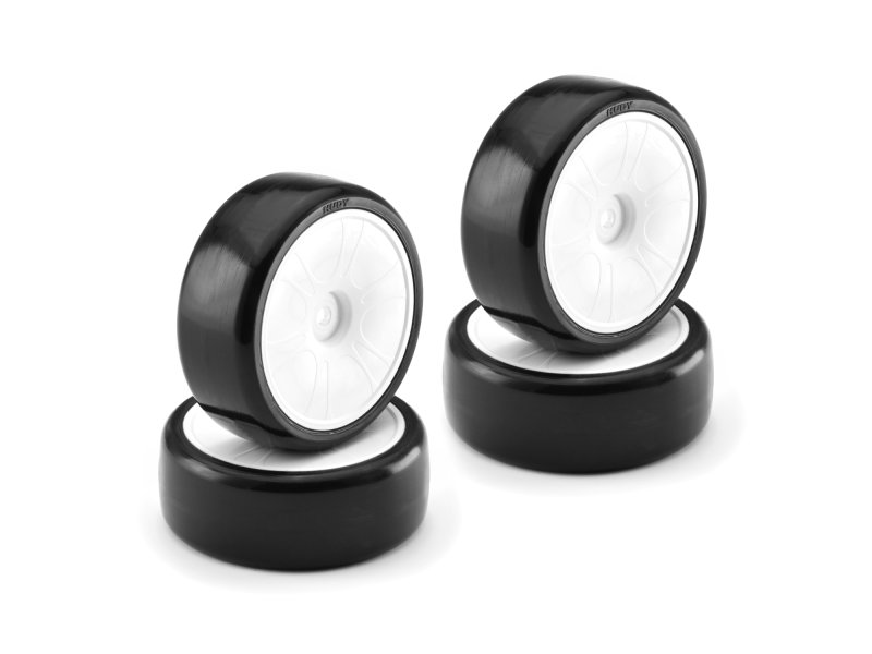 HUDY 803063 1/10 TC Tires A1-28 - Asphalt (4)