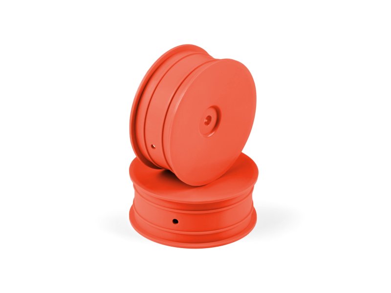 HUDY 803210-O 1/10 OFF-ROAD Wheel - 2WD - Front - Orange (2)