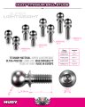 alt="HUDY 990010 Titan Ball Stud D=4.9 / L=10 / S=3.5 / 2mm HEX (2)" title="HUDY 990010 Titan Ball Stud D=4.9 / L=10 / S=3.5 / 2mm HEX (2)"