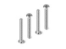 HUDY 908325-T 鈦合金超低頭定位螺絲 M3x25 (4件裝)