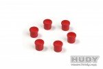 HUDY 195054-r 紅色 14mm 手柄蓋 (6件裝)