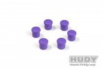 HUDY 195054-v 紫色 14mm 手柄蓋 (6件裝)