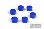 HUDY 195062-b 藍色 22mm 手柄蓋 (6件裝)