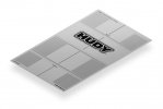 HUDY 108560 塑膠設置板貼紙 331x545mm 適用於 1/8 平路車