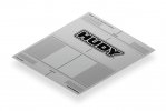 HUDY 108660 塑膠設置板貼紙 331x386MM 適用於 1/10 越野車