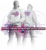 HUDY 285500M - 白色連帽隊服 (中碼)