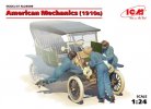 ICM 24009 - 1/24 美國技工人偶套件 (1910年代) (3人)