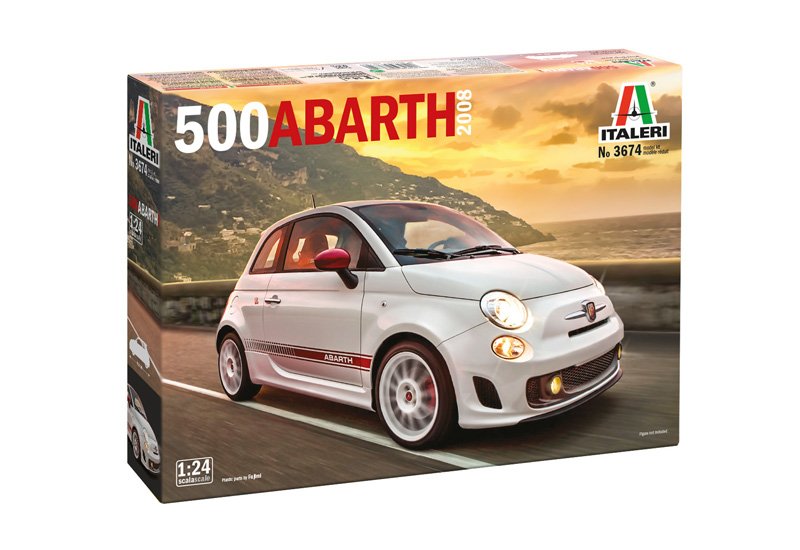 Italeri 3674 - 1/24 500 Abarth 2008