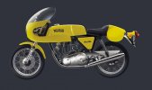 Italeri 4640 - 1/9 Norton 750 Commando PR 750cc 摩托車模型套件