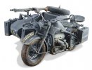 Italeri 7406 - 1/9 Zundapp KS 750 軍事摩托車模型套件