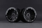 Axial Racing AX10 2.2 鋁合金 D6 輻片 鎖圈輪圈 — JAZRIDER AX10-24026-BK