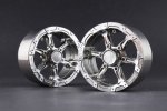 鋁合金 1.9'' Beadlock 6輻輪圈 D型 - 槍灰色