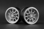 鋁製 1.9'' Beadlock 10輻輪 (F型) - 槍灰色