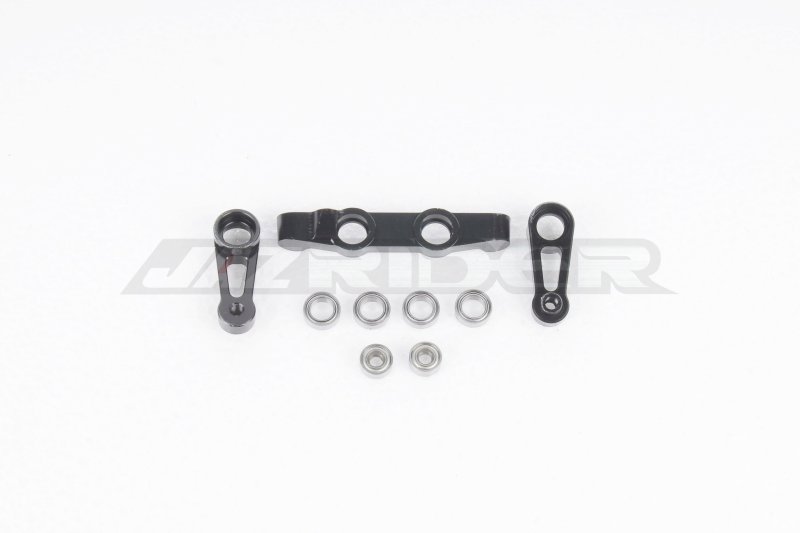 Tamiya Hornet EVO. (58742) Aluminum Steering Assembly w/Bearing (Black) Set