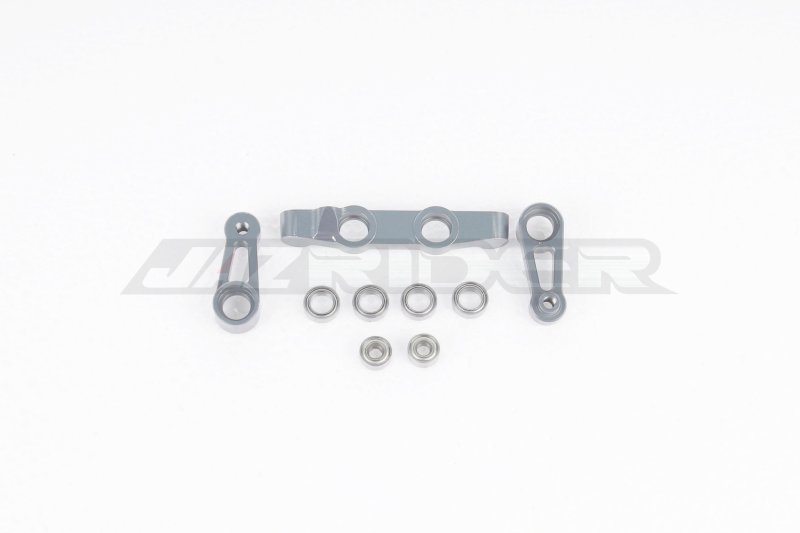 Tamiya Hornet EVO. (58742) Aluminum Steering Assembly w/Bearing (Gun Metal) Set