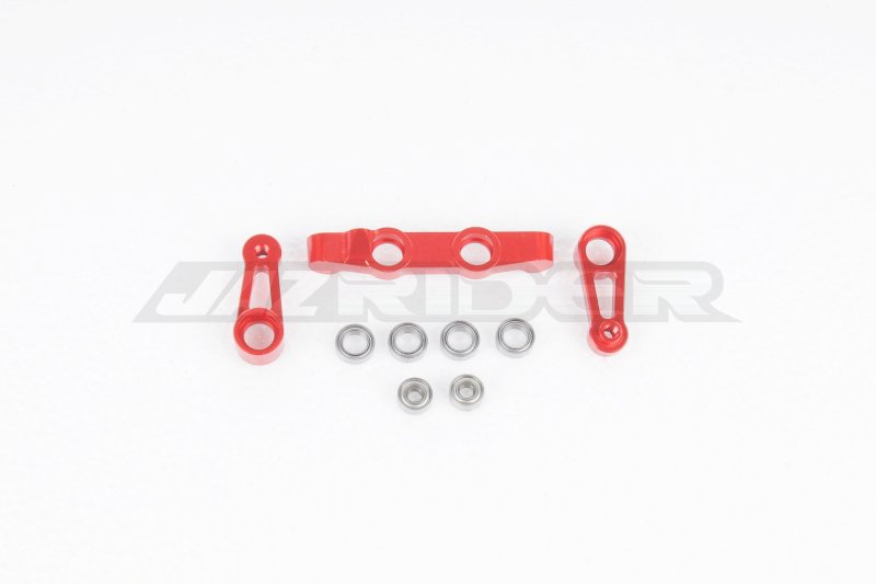 Tamiya Hornet EVO. (58742) Aluminum Steering Assembly w/Bearing (Red) Set
