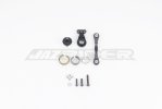 TAMIYA TT-02/TT-02B 底盤 鋁合金 25T 舵機齒座與鋁製拉桿套件 — JAZRIDER JR-TT2B08-BK