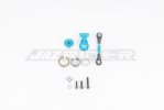 Tamiya TT-02/TT-02B 鋁合金 25T 舵機保護座與拉桿套件 — JAZRIDER JR-TT2B08-LB