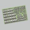 KO Propo 79068 - 白色貼紙套裝適用於RSx3/BSx3