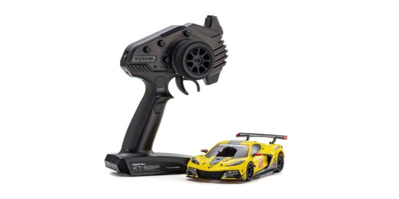 Kyosho 32356Y - MINI-Z RWD MR-04 readyset CHEVROLET(R) CORVETTE(R) C8.R Yellow