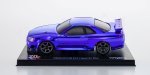 京商 Kyosho MZP427CBL - 日產 Skyline GT-R R34 鉻藍車殼套件