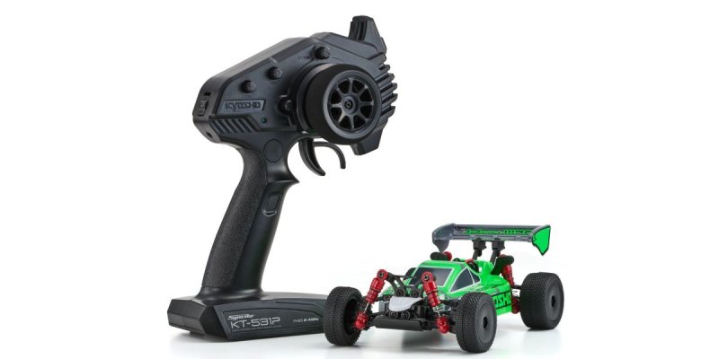 Kyosho 32097WGR - MINI-Z Buggy Readyset INFERNO MP9 TKI White / Green