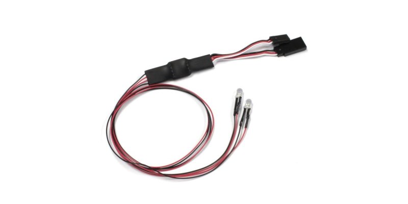 Kyosho 97054-2C - LED Light Unit (5mm/2 Bulbs/L=400/Clear)