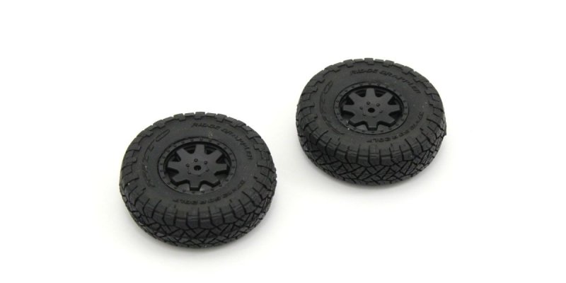 Kyosho MXTH001B - Premounted Tire/Wheel 2pcs Toyota 4Runner