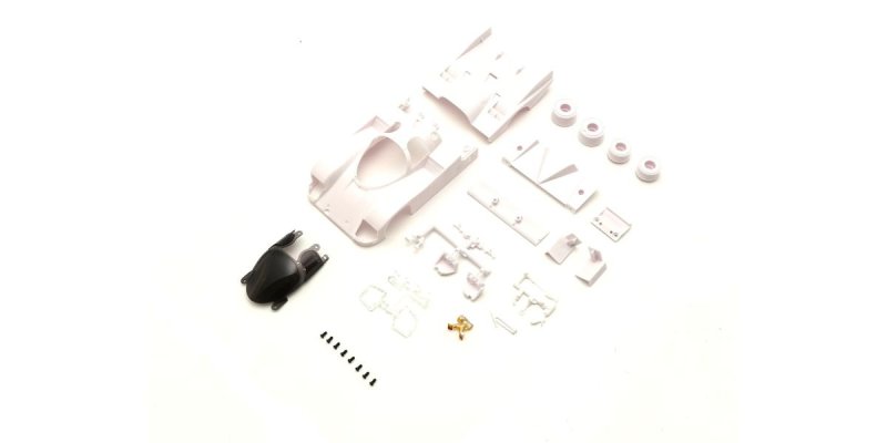 Kyosho MZN233 - Porsche 962 C Coupe LH White Body set (w/rims)
