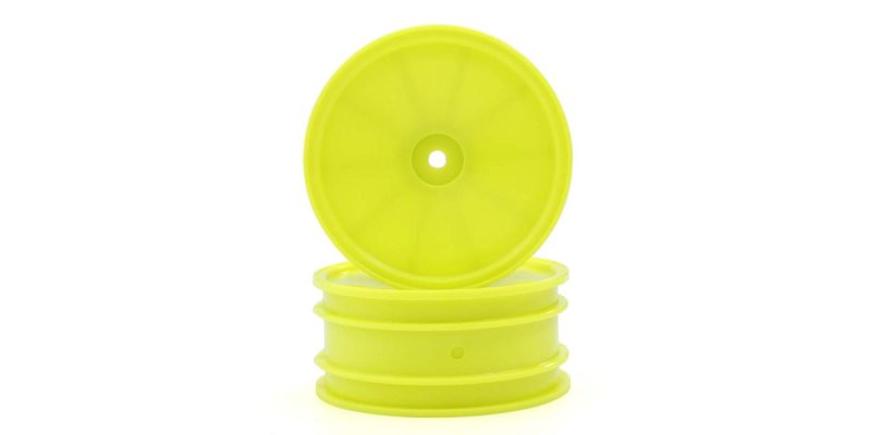 Kyosho OTH247YB - 2.2 Dish Wheel(Front/Yellow/2pcs)