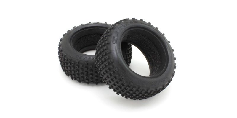 Kyosho OTT245S - Front Block Tire 50x83x30mm S (2p/Optima Mid)