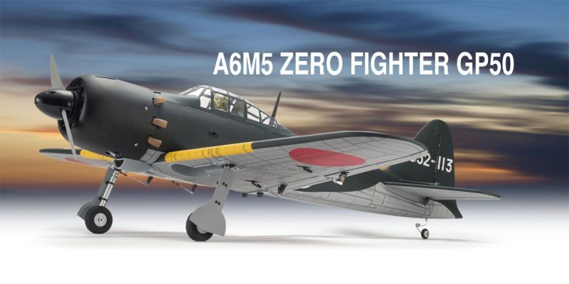 Kyosho 11874 - SQS Warbird ZERO FIGHTER Model 52 GP50 ARF