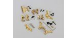 京商 Kyosho MBW2013AG - 鋁合金硬件套件（金色/適用於 MB-010）