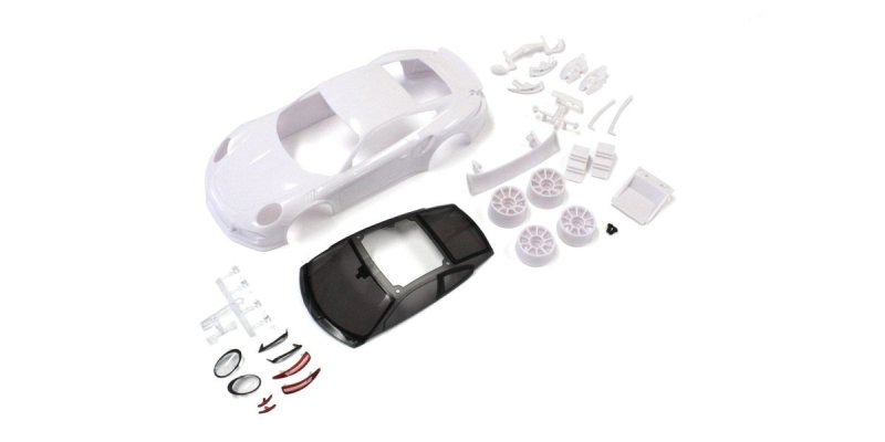 Kyosho MZN180 - Porsche911GT3RS White body set(w/Wheel)