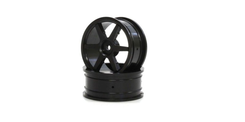 Kyosho VZH001BK - Wheel (6-Spoke/Black/24mm)
