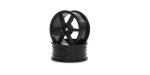 京商 Kyosho VZH001BK - 黑色六輻 24mm RC 輪胎