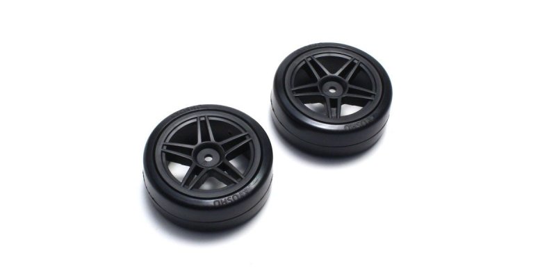 Kyosho FAT303BK - Drift Tire Front(10Spoke/BK/24mm/2pcs)