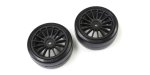 京商 Kyosho FAT302BK - 1/10 平路車漂移胎 (預先黏合/黑色/2件) 適用於 Fazer VE-X