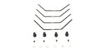 Kyosho LAW57B - Stabilizer Set(1.7-2.0/ZX7.5)