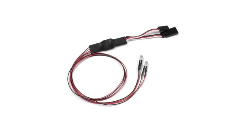 Kyosho 97054-2R-C - LED Light Unit (?5/2 Bulbs/L=400/Red)