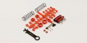 京商 Kyosho SC222R 經典系列 Tomahawk 前避震器套件 (紅色)