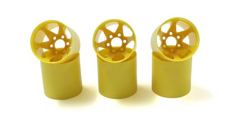 Kyosho PZ302-6Y - Rear Wheel (Yellow/6pcs)