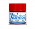 Mr.Hobby GSI-N3 Acrysion 亞克力光澤紅色水性漆 10ml