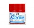 Mr.Hobby GSI-N90 Acrysion 亞克力光澤透明紅色漆 10ml