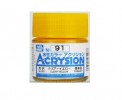 Mr.Hobby GSI-N91 Acrysion 亞克力光澤透明黃色塗料 10ml