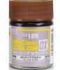 Mr. Hobby GSI-GX109 Mr. Clear Color Brown 棕色透明漆 18ml